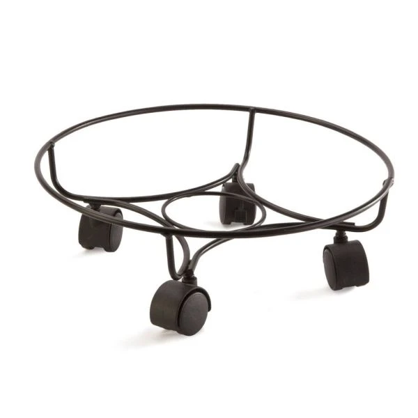 Panacea 16" (40cm) Heavy Duty Black Plant Pot Caddy 1 Panacea 16" (40cm) Heavy Duty Black Plant Pot Caddy