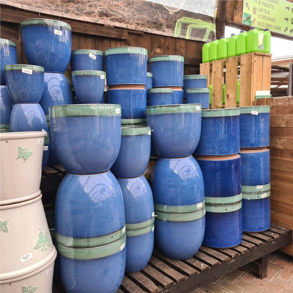 Woodlodge 24cm Sapphire Two Tone Cylinder Pot 2 Woodlodge 24cm Sapphire Two Tone Cylinder Pot - Image 2