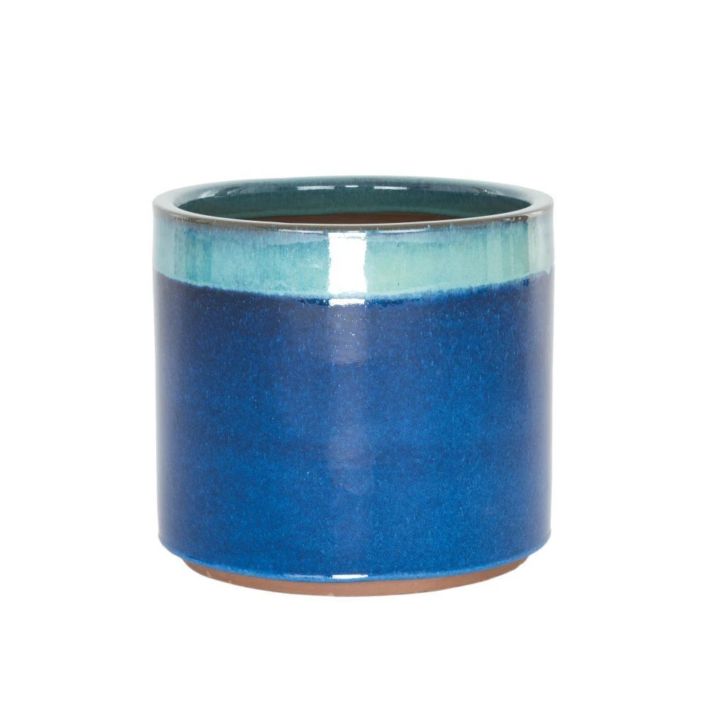 Woodlodge 24cm Sapphire Two Tone Cylinder Pot 1 Woodlodge 24cm Sapphire Two Tone Cylinder Pot