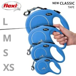 Flexi 8m Large Blue New Classic Tape Retractable Dog Lead -Hozelock Store 4000498023013 4