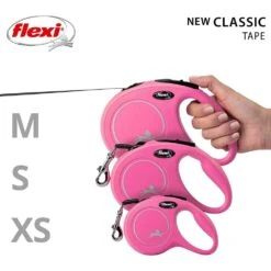 Flexi 5m Small Pink New Classic Tape Retractable Dog Lead -Hozelock Store 4000498023235 4