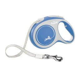 Flexi 5m Large Blue New Comfort Tape Retractable Dog Lead