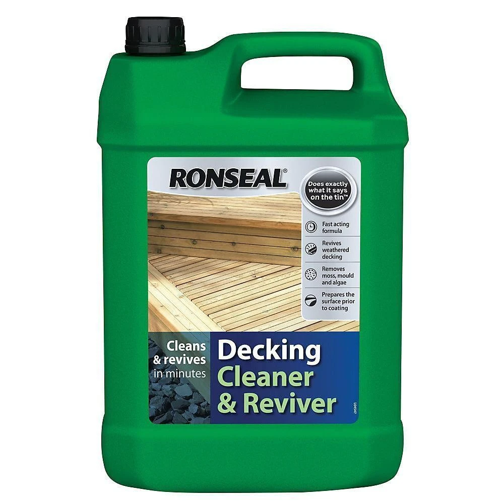 Ronseal 5 Litre Decking Cleaner And Reviver 1 Ronseal 5 Litre Decking Cleaner And Reviver