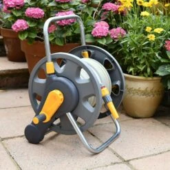 Hozelock 2-in-1 Assembled Empty Hose Reel 5 Hozelock 2-in-1 Assembled Empty Hose Reel -Hozelock Store 5010646046473 3