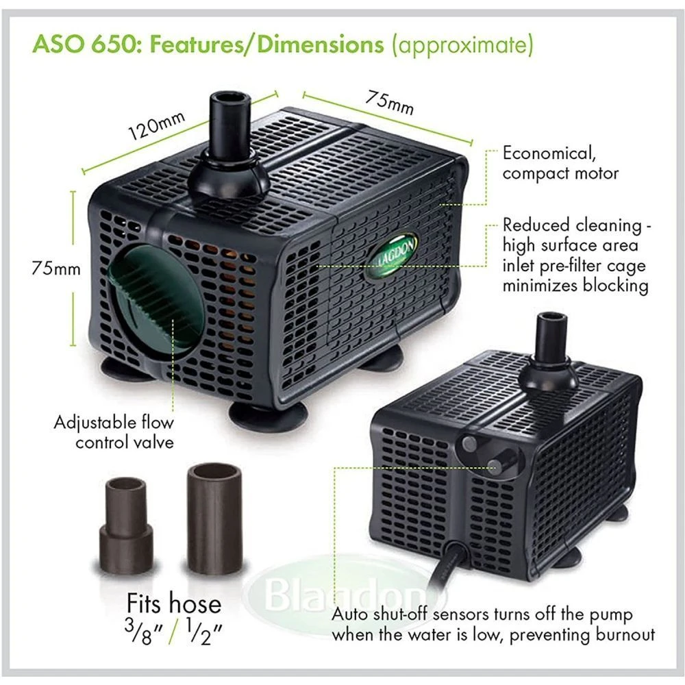 Blagdon 650 Auto Shut-Off Water Feature Pump 3 Blagdon 650 Auto Shut-Off Water Feature Pump - Image 3