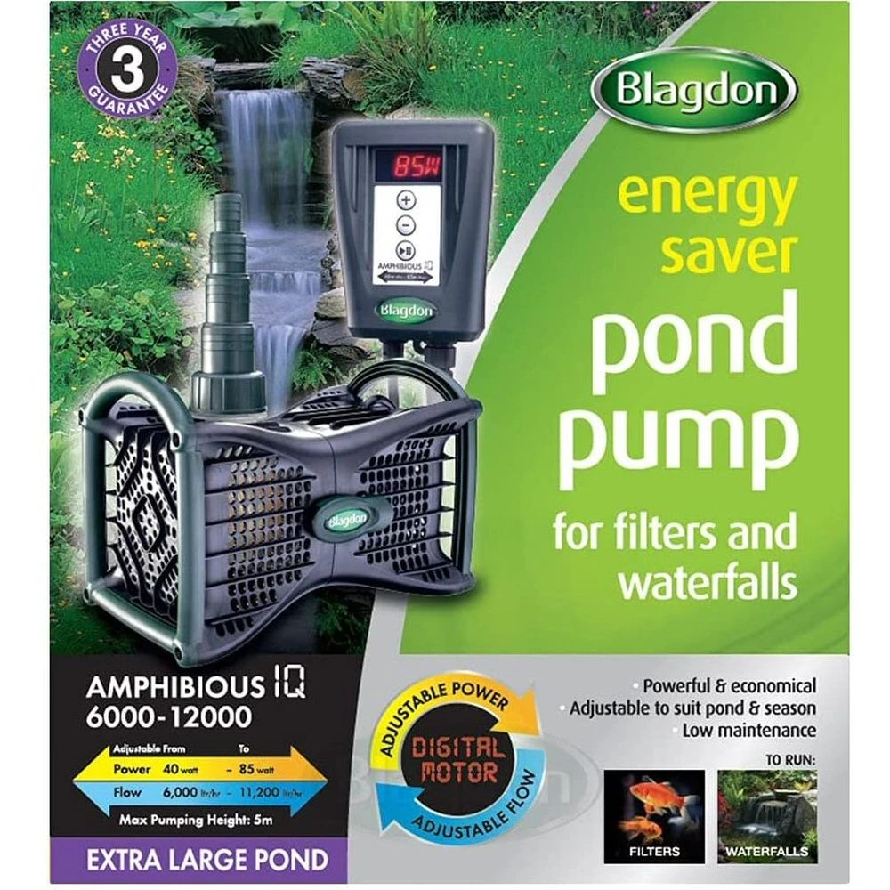 Blagdon Amphibious IQ 6000-12000 Pond Pump 2 Blagdon Amphibious IQ 6000-12000 Pond Pump - Image 2