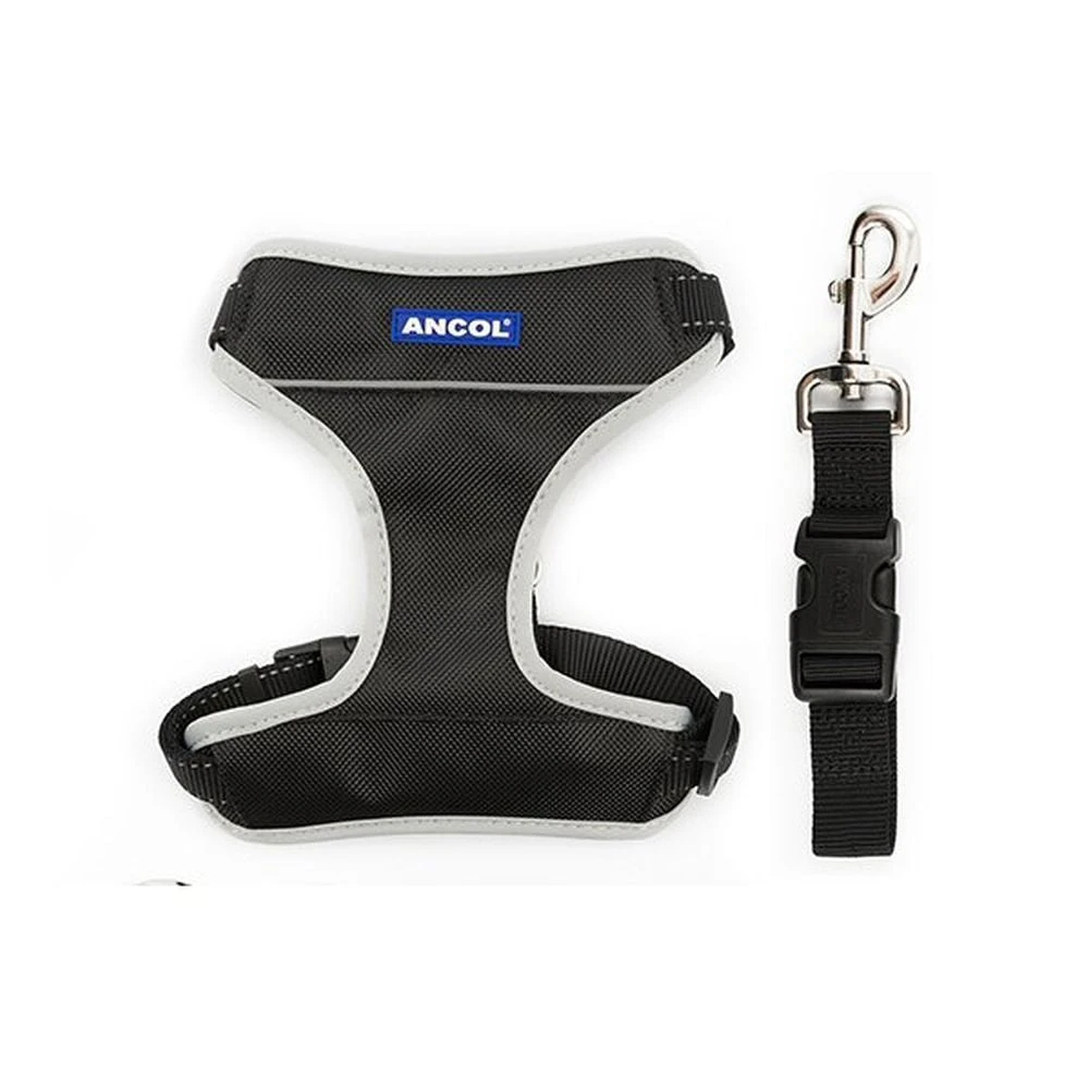 Ancol Large Black Travel Harness 1 Ancol Large Black Travel Harness