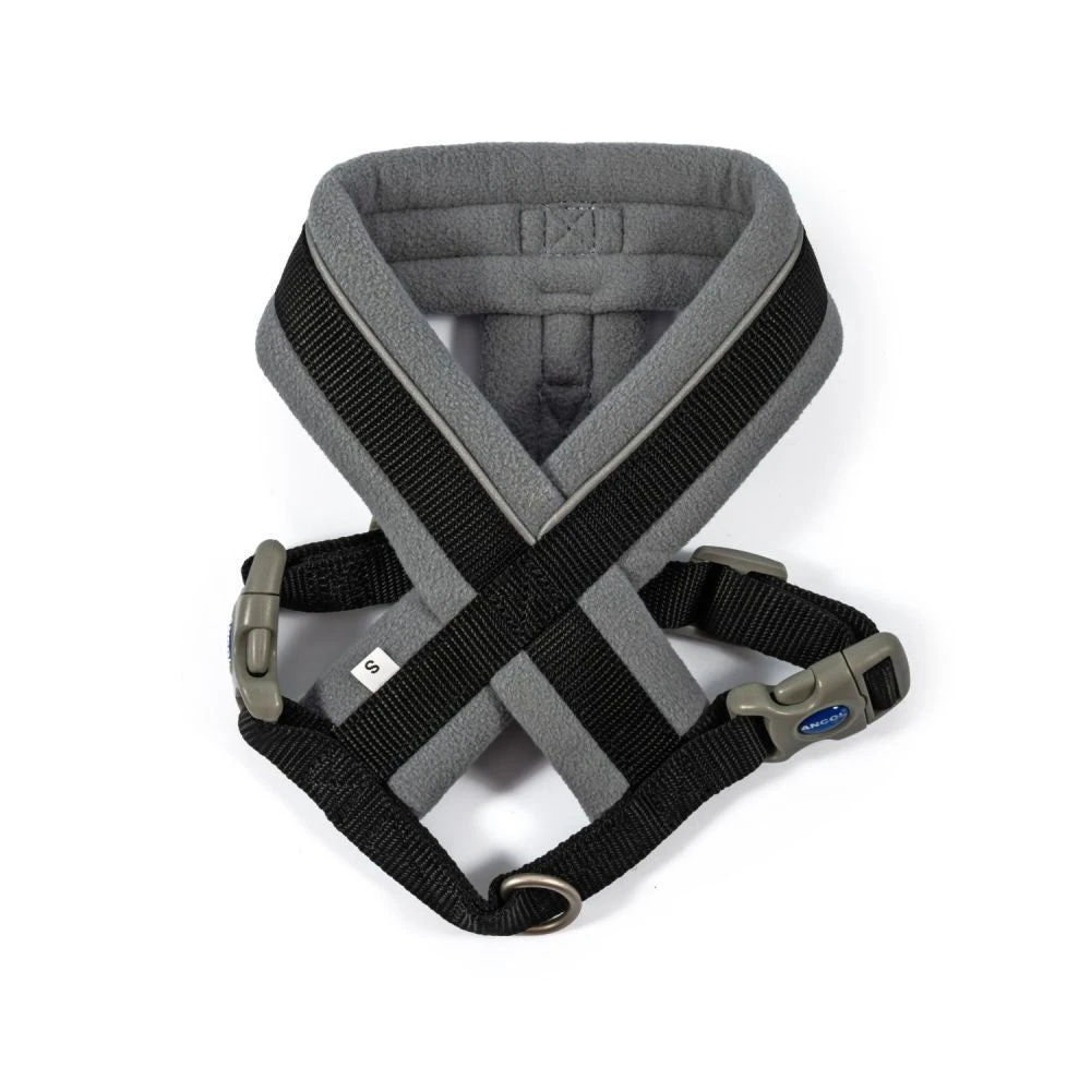 Ancol Viva Medium Black Padded Dog Harness 2 Ancol Viva Medium Black Padded Dog Harness - Image 2