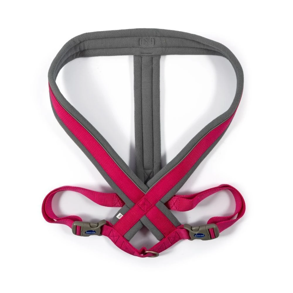 Ancol Viva X-Large Pink Padded Dog Harness 2 Ancol Viva X-Large Pink Padded Dog Harness - Image 2