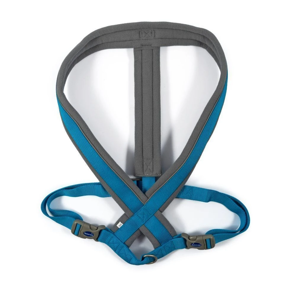 Ancol Viva XX-Large Blue Padded Dog Harness 2 Ancol Viva XX-Large Blue Padded Dog Harness - Image 2