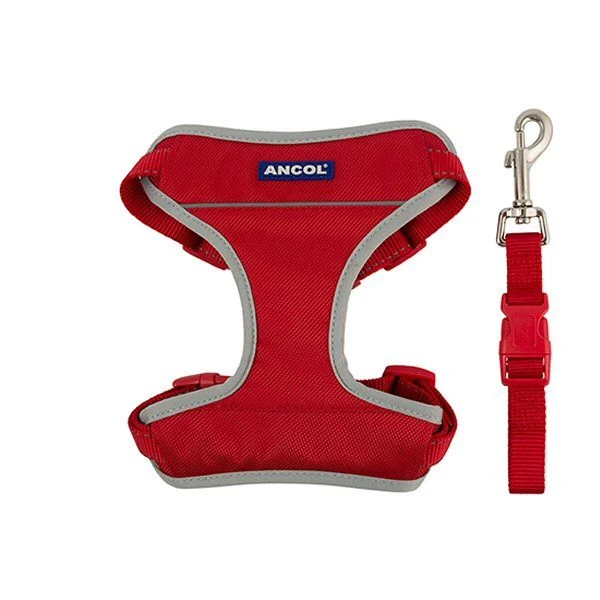 Ancol Red Travel Dog Harness 1 Ancol Red Travel Dog Harness
