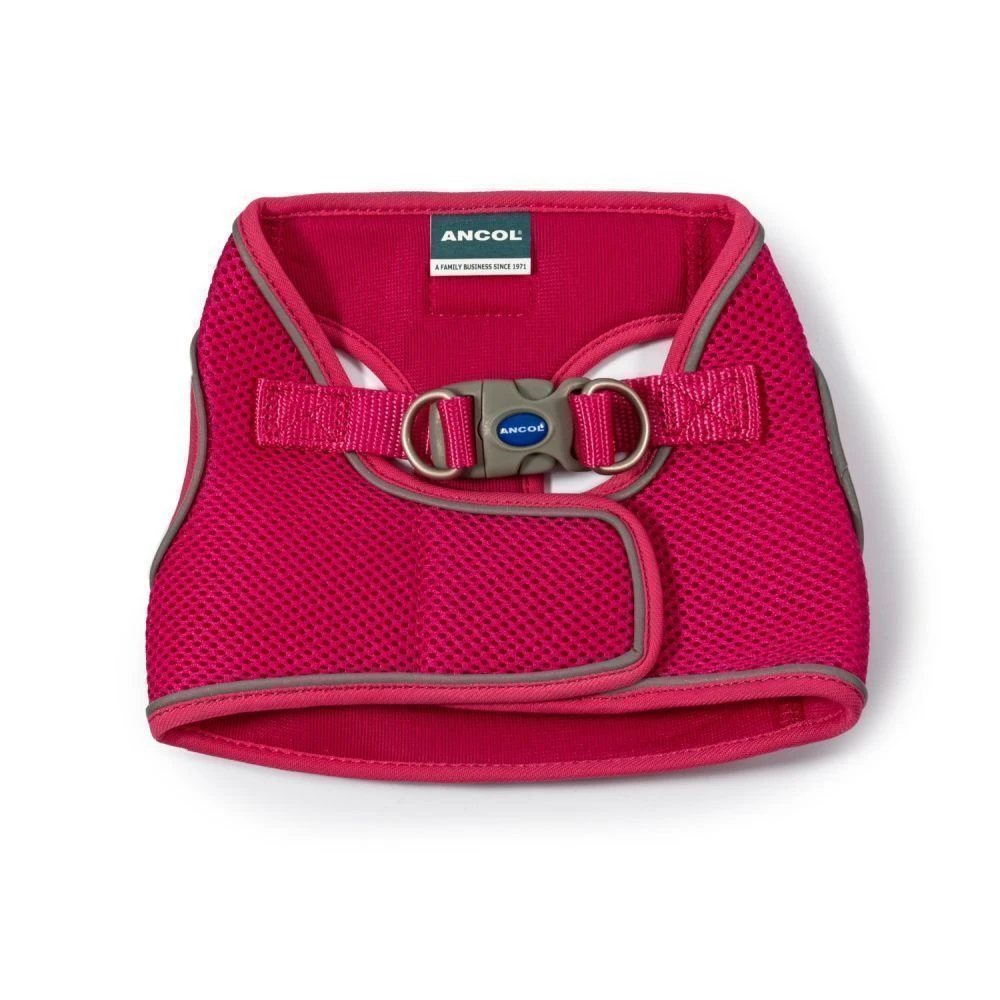 Ancol Viva Small/Med (41-47cm) Pink Step-In Harness 2 Ancol Viva Small/Med (41-47cm) Pink Step-In Harness - Image 2