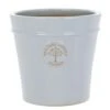 Woodlodge 41cm Pastel Grey Glazed Heritage Pot