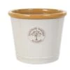 Woodlodge 40cm Yellow Rim Heritage Glazed Pot