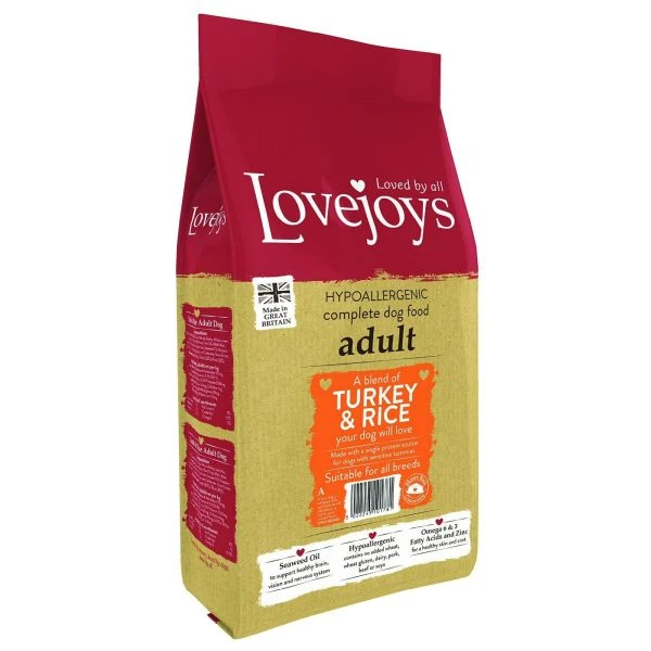 Lovejoys 12kg Dry Food Adult: Turkey & Rice 1 Lovejoys 12kg Dry Food Adult: Turkey & Rice