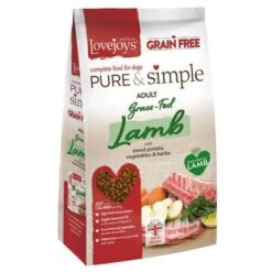 Lovejoys 12kg Pure & Simple Lamb Grain Free Dry Dog Food