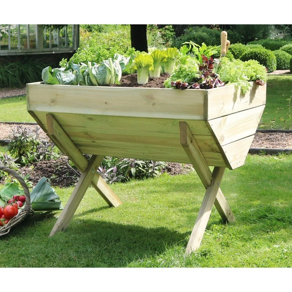 Zest 4 Leisure 1m Wooden Vegetable Bed 2 Zest 4 Leisure 1m Wooden Vegetable Bed - Image 2