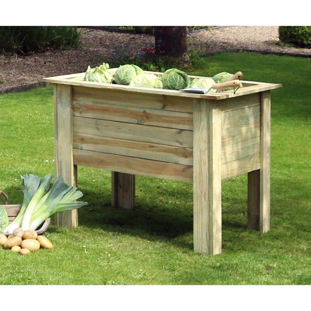 Zest 4 Leisure 1m Deep Root Wooden Planter 2 Zest 4 Leisure 1m Deep Root Wooden Planter - Image 2
