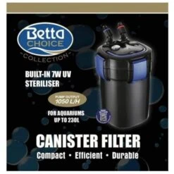 Betta Choice 1050 UV Canister Filter For 230Ltr Aquariums 5 Betta Choice 1050 UV Canister Filter For 230Ltr Aquariums -Hozelock Store 5031799506430 3