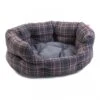 Zoon Oval Plaid Bed - Medium