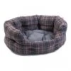 Zoon Oval Plaid Bed - Large