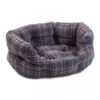 Zoon Oval Plaid Bed - Extra Large