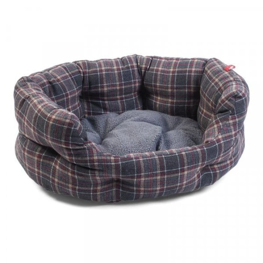 Zoon Oval Plaid Bed - Extra Large 2 Zoon Oval Plaid Bed - Extra Large - Image 2