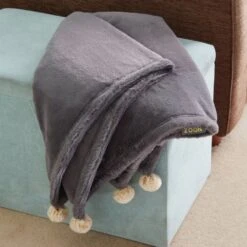 Zoon 100cm Grey Head In The Clouds Velour Pet Comforter -Hozelock Store 5050642061162 3