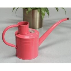 Smart Garden 1 Litre Coral Pink Home & Balcony Steel Watering Can -Hozelock Store 5050642069946 3