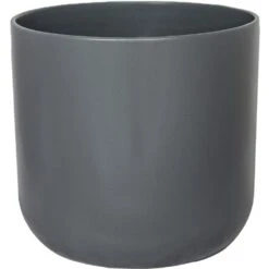 Ivyline 18.5cm Lisbon Charcoal Planter
