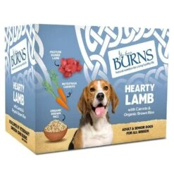 Burns 6 X 395g Lamb Penlan Tray Adult Dog