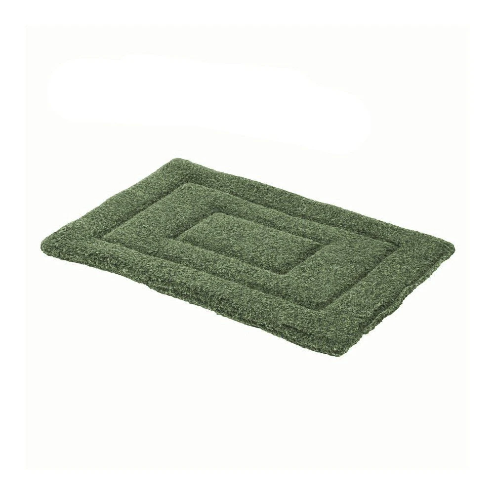 House Of Paws Moss Berber Fleece Dog Crate Mat 1 House Of Paws Moss Berber Fleece Dog Crate Mat