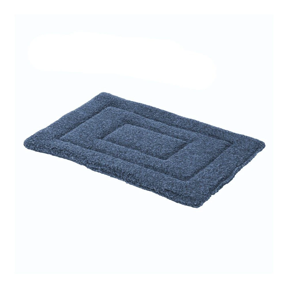 House Of Paws 71cm Medium Navy Berber Fleece Dog Crate Mat 1 House Of Paws 71cm Medium Navy Berber Fleece Dog Crate Mat