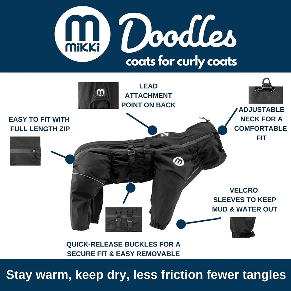 Mikki Doodles 40cm Dog Coat - Small 2 Mikki Doodles 40cm Dog Coat - Small - Image 2