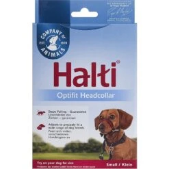 Halti Optifit Black Dog Training Headcollar